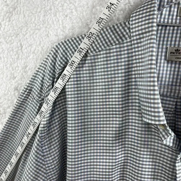 Peter Millar Crown Soft Silk Blend XXL Mens Dress Shirt Quiet Luxury Old Money - Picture 15 of 16